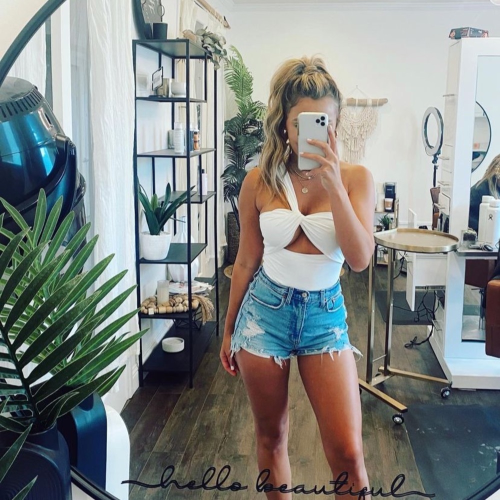 White Reversible bodysuit